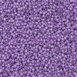 Японский бисер TOHO Round 15/0 (№935), окрашенный изнутри прозрачный