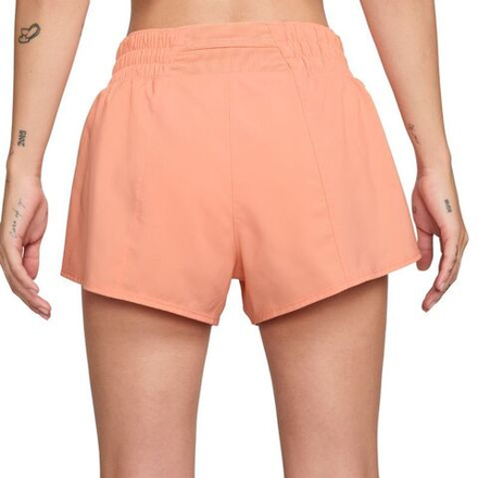 Женские теннисные шорты Nike Dri-Fit One 3in Short - apricot agate/reflective silver - Orange