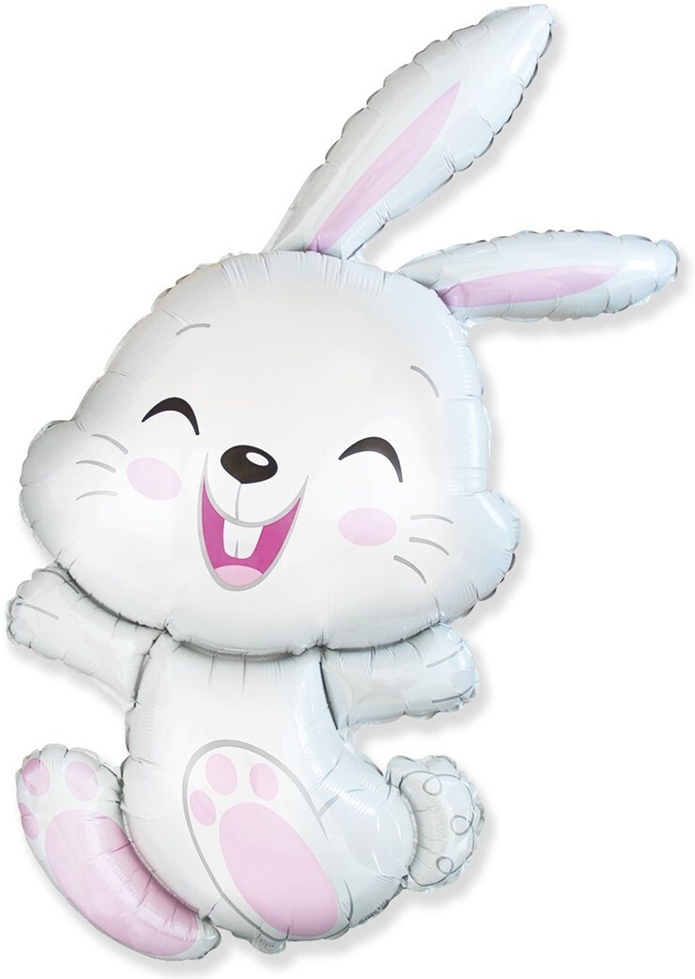 Шар (10''/25 см) Мини-фигура, Милый зайка, 1 шт.