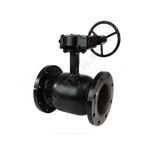 Кран шаровой сталь 09Г2С Ballomax КШТ 61.103 Ду 150 Ру16 фл L=350мм с редуктором BROEN КШТ 61.103.150.Р.16