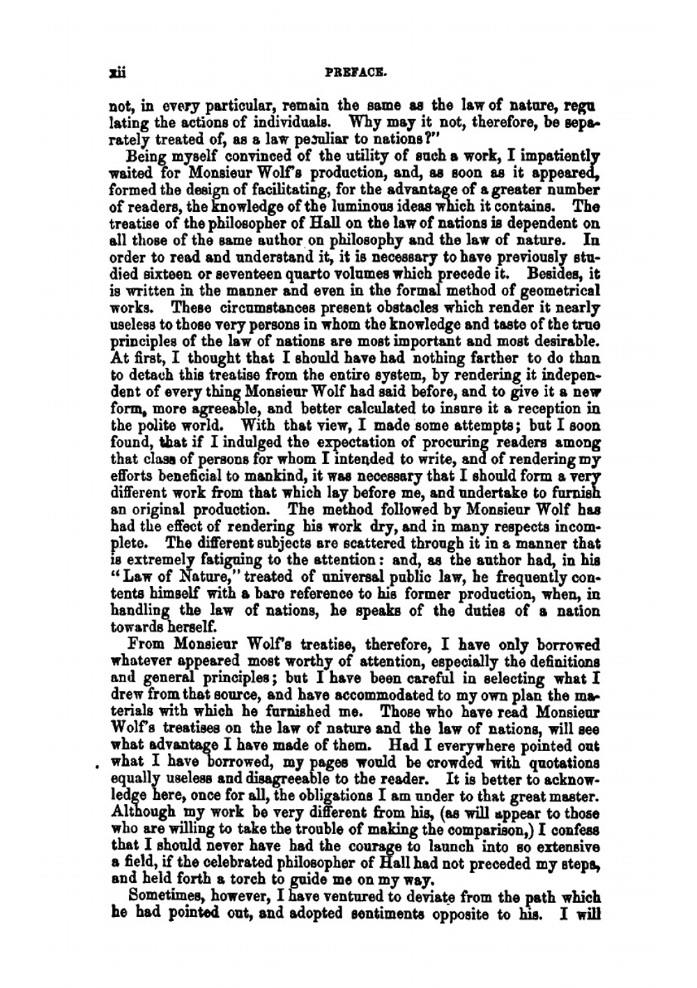 The law of nations; or, principles of the law of nature: applied to the conduct and affairs of nations and sovereigns. By M. de Vattel. . Translated from the French. | Emer de Vattel