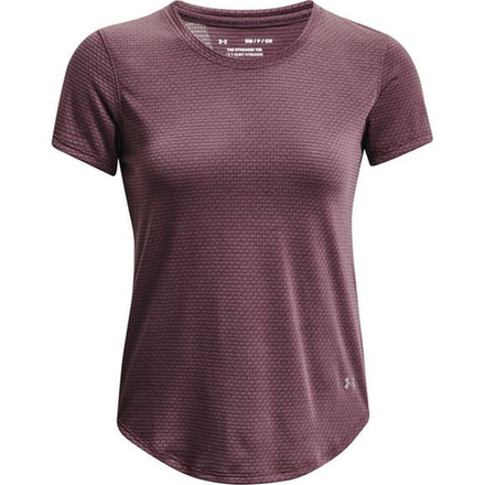 Женская теннисная футболка Under Armour Streaker Run Short Sleeve - Фиолетовый