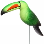 Фигура на спице «Тукан зеленый» 22*40см