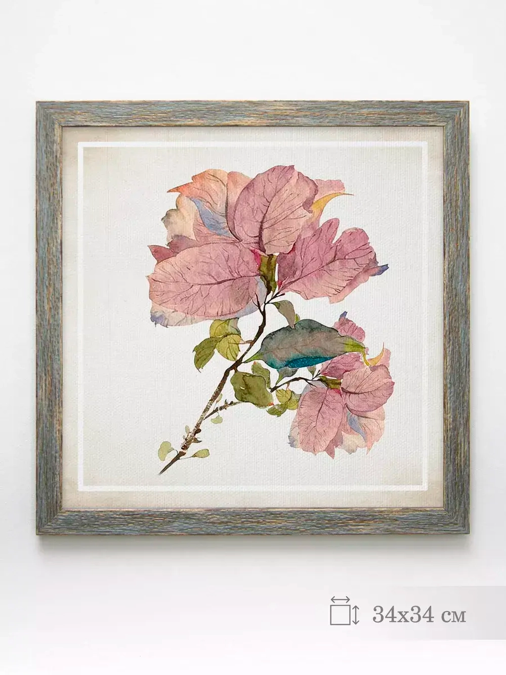 Картина на стену интерьерная на холсте 34*34 см