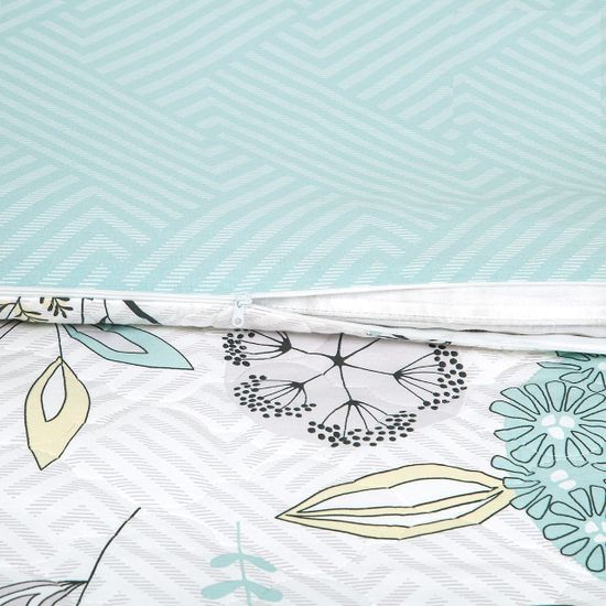 Полуторный комплект постельного белья Тишина природы поплин Зима-Лето