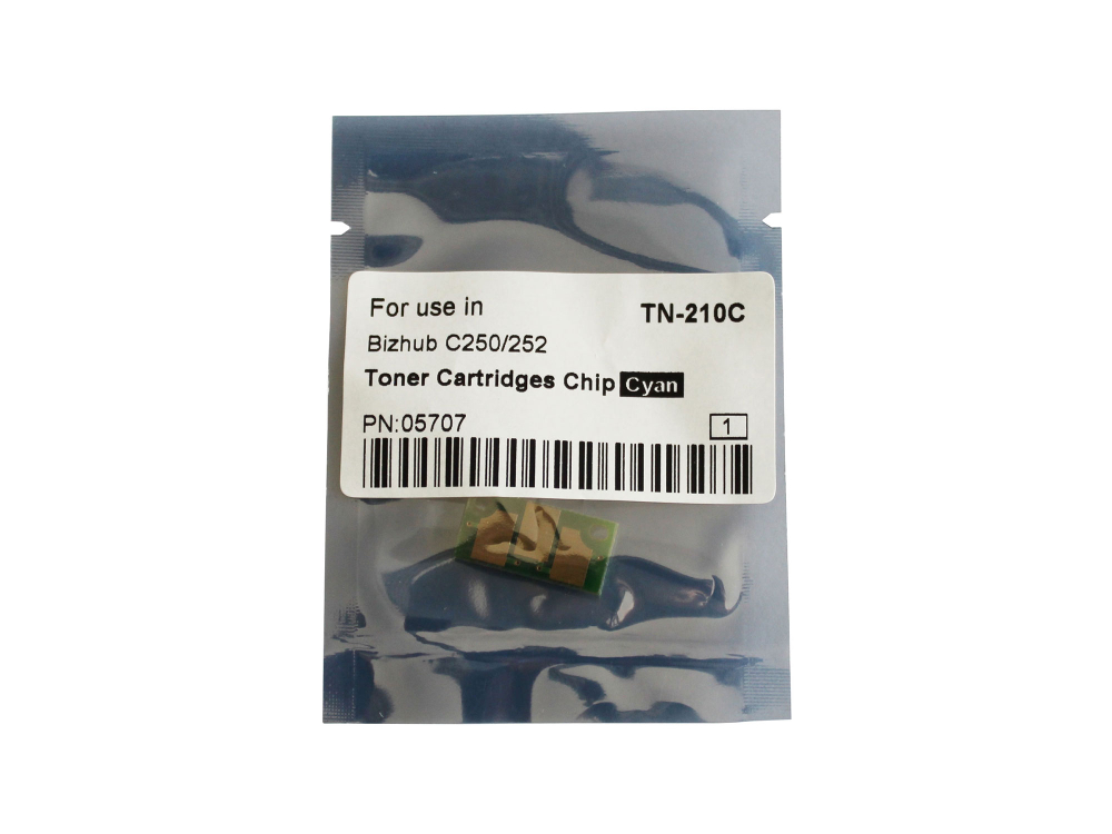 Чип картриджа для KONICA MINOLTA Bizhub C250/C252 (CET) Cyan, (WW), 12000 стр., CET5707