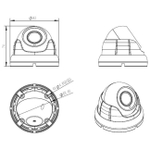 HN-VD335IR (2.8) MHD видеокамера схема
