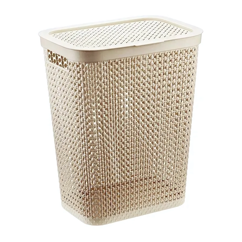 Корзина для белья ПИРУЛА 35л латте