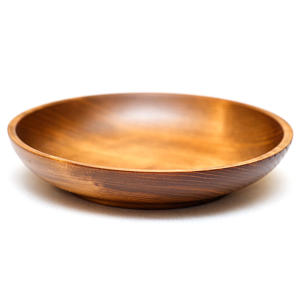 Деревянная чаша-тарелка Art of Siberia из древесины сибирская пихта 19 см. T65