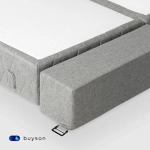 Бескаркасный диван-кровать c подлокотниками BuyDream Plus (серый)