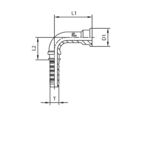 Фитинг DN 38 SFS 2 79.4 (90)