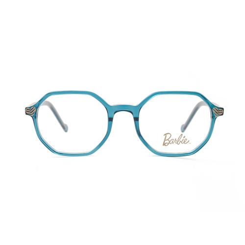 Оправа многогранник Barbie 003 PTL прозрачно-голубая