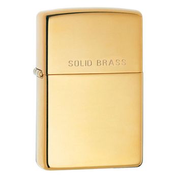 Зажигалка ZIPPO Classic с покрытием High Polish Brass (254)