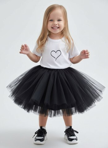 Футболка для малышей белая с сердечком 74-98 турецкий трикотаж пенье