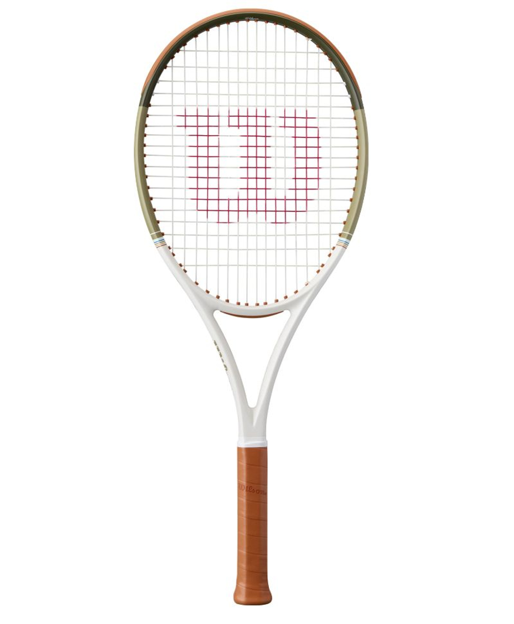 Теннисная ракетка Wilson Ultra 100L V5 Desert - brown/green/sand + Струны