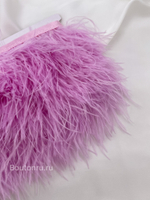Перо розово-лавандовое
