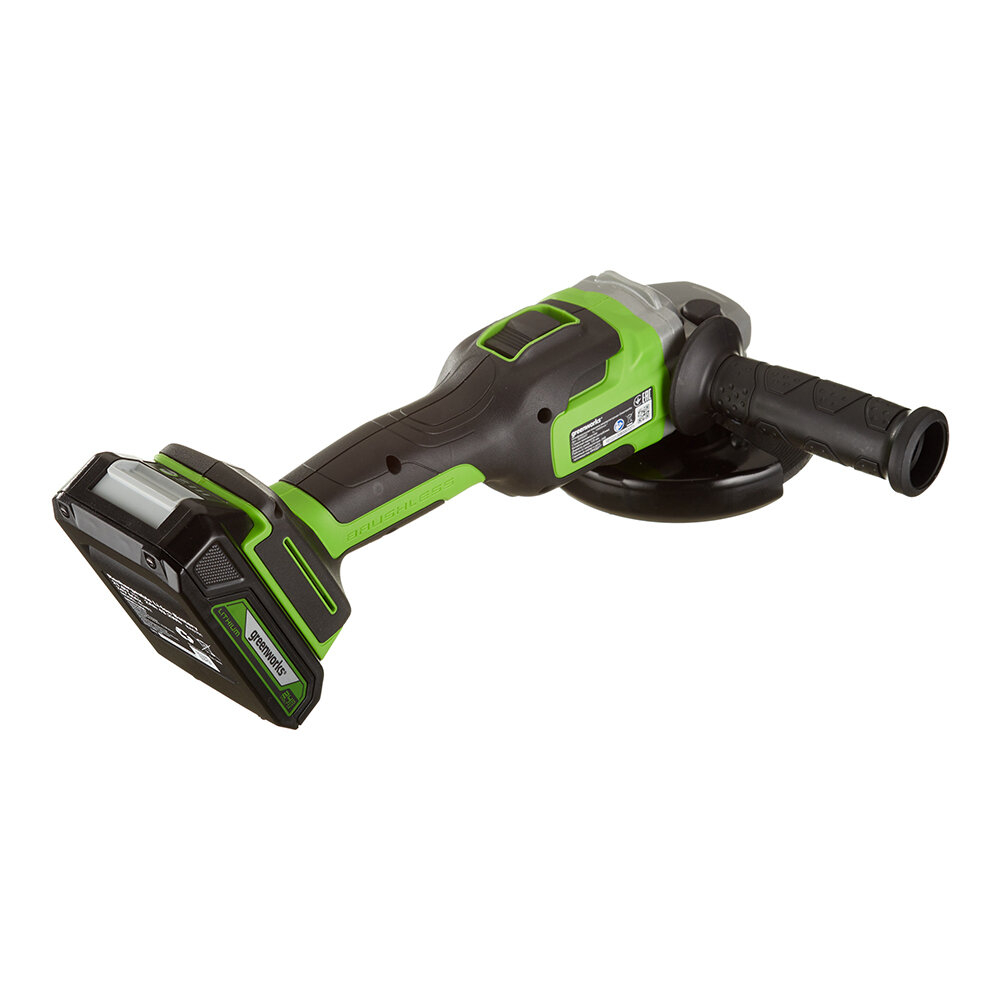 УШМ GREENWORKS GD24AGK2 в компл. с АКБ 2Ач. и ЗУ (3200207UA)