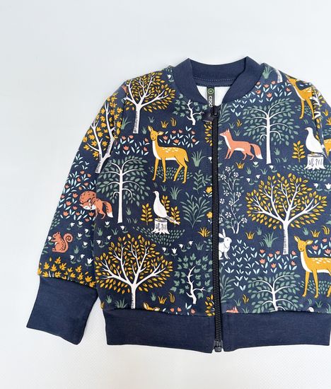 Комплект из футера "Лес" индиго