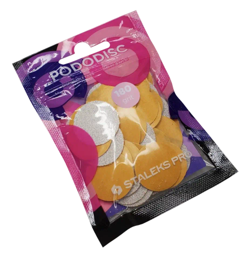 Сменные файлы для педикюрного диска L 180 грит STALEKS PRO, 50 шт