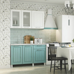 "Trend 1300" МДФ Арктик - мурено, мрамор милк - холст латте, холст сапфир - холст молоко, белый эмалит - холст вулкан, белый эмалит - бетон лайт, мрамор арктик - бетон грей