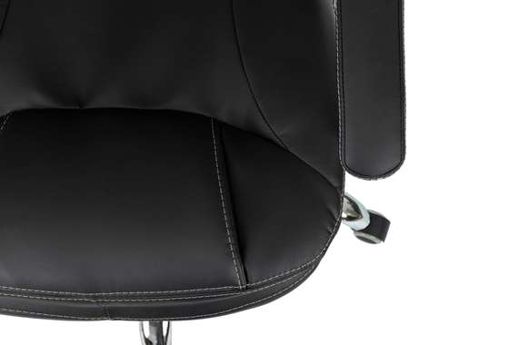 Кресло руководителя Бюрократ CH-868SL черный эко.кожа крестов. металл хром