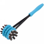 Массажер для тела «Молоток» 3 колеса, 38*9 см (синий)