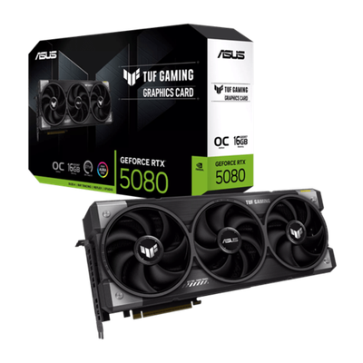 Видеокарта ASUS GeForce RTX5080 16GB, TUF GAMING GDDR7 OC 256bit 2HDMI 3DP TUF-RTX5080-O16G-GAMING
