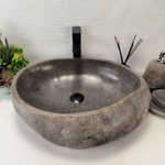 Раковина из речного камня RS-63442 (57*46*16) 0123