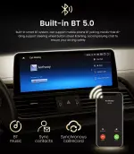 Магнитола для Mercedes-Benz E W212 седан 2012-2015 NTG 4.5 - Kuberg монитор 12.3" в стиле MERCEDES на Android 13, Быстрая, CarPlay, 4G SIM-слот