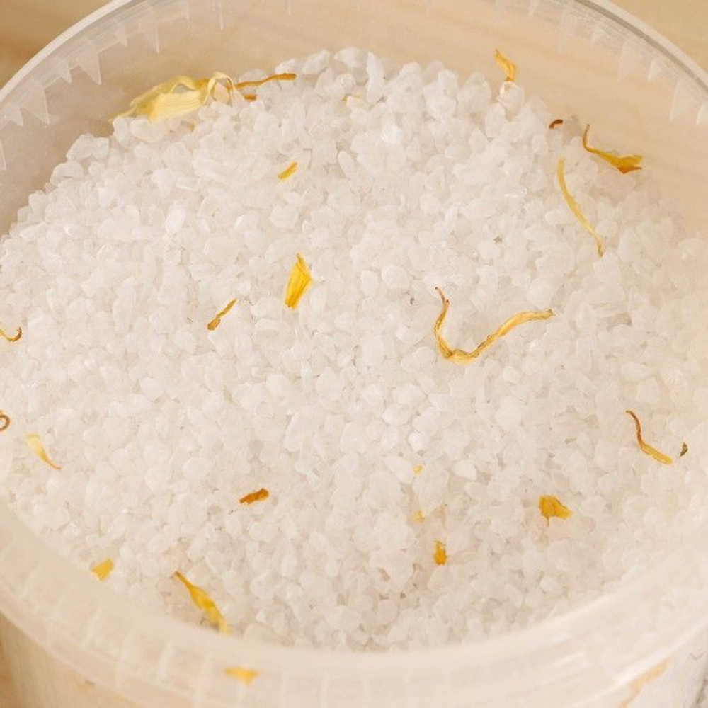 Солевой скраб из белой каменной соли с антицеллюлитным комплексом - 550 гр. (Цвет: не задано)