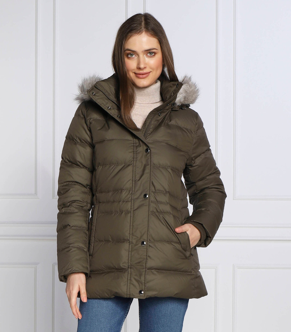 пуховая куртка tyra Tommy Hilfiger - зеленый(WW0WW37486)