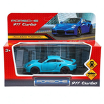 Модель ин. мет. "Porshe 911 Turbo" 10.5см, двери, 2208C0360-R2 (Технопарк)