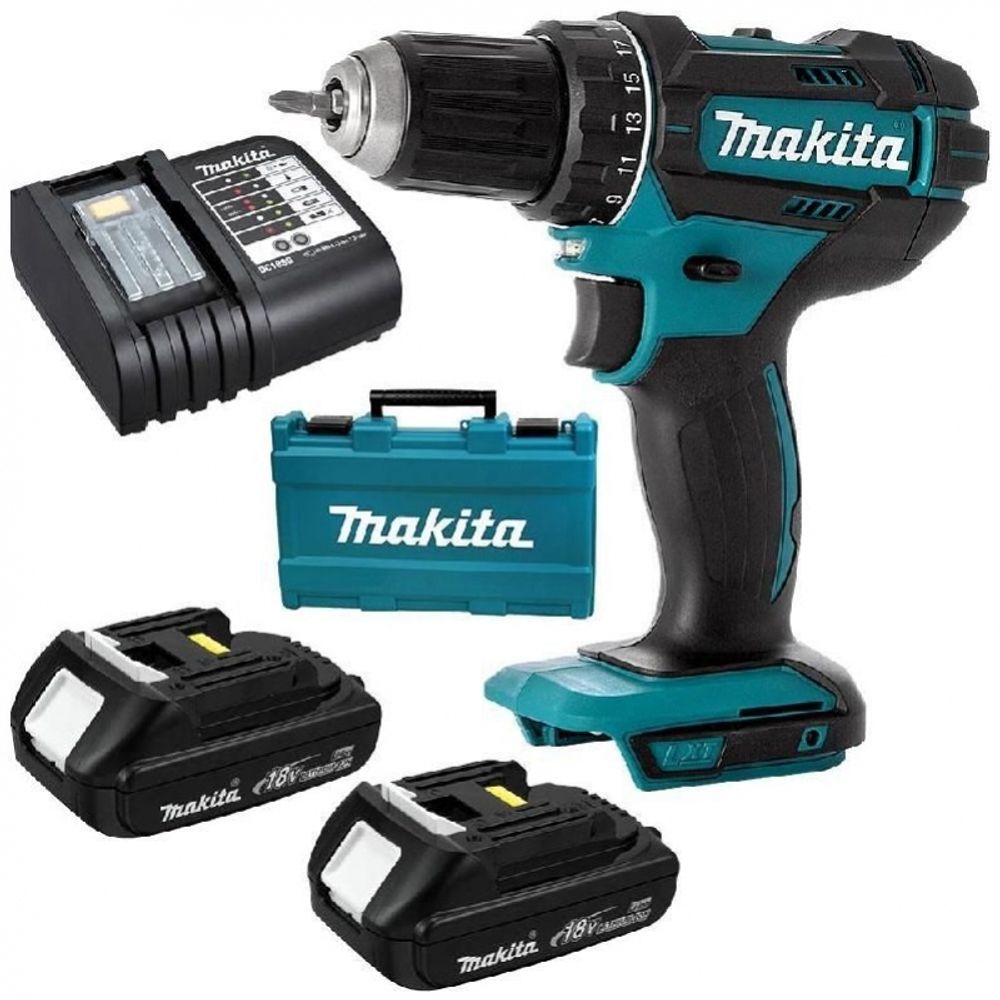 Аккумуляторная дрель-шуруповерт Makita DDF482SYE