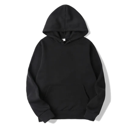 Худи черный без логотипа