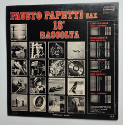 Винтажная виниловая пластинка LP Fausto Papetti 18a Raccolta (Italy 1974)