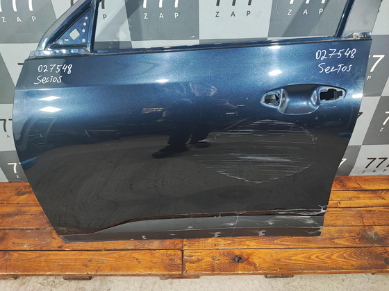 Дверь передняя левая Kia Seltos 19-нв Б/У Оригинал 76003Q5000