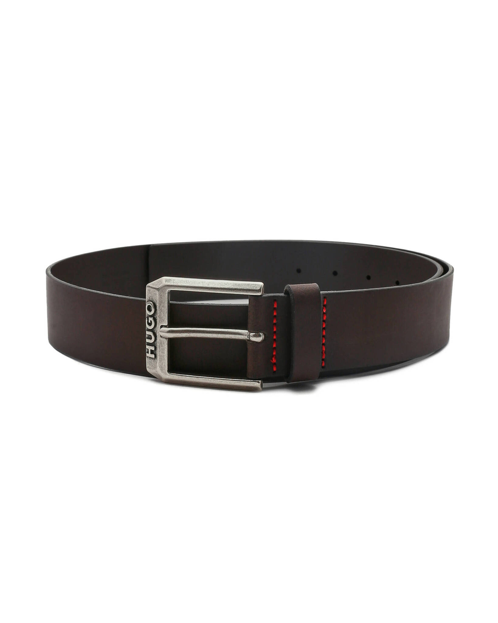 кожаный ремень gelio-c HUGO - коричневый(50480441)