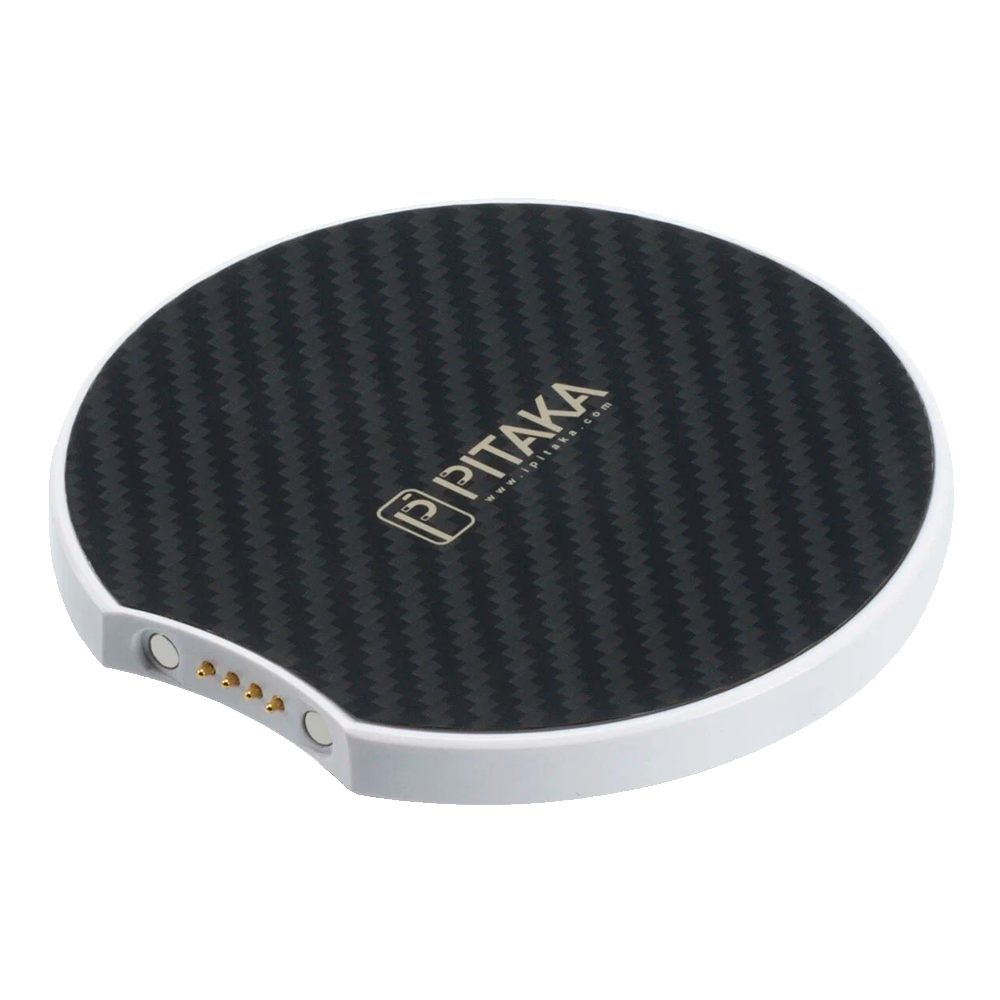 Беспроводное зарядное устройство Pitaka Qi Pad Eclipse (MP1002), Black / White (Черный / Белый)