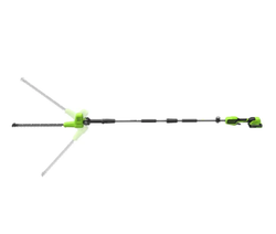 Кусторез штанговый аккумуляторный Greenworks G24PH511, 24V, 51см, (2301907)