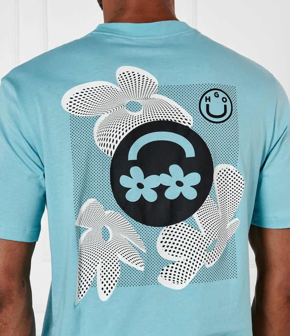 Футболка Nufloro Hugo Blue - голубой(50533387)