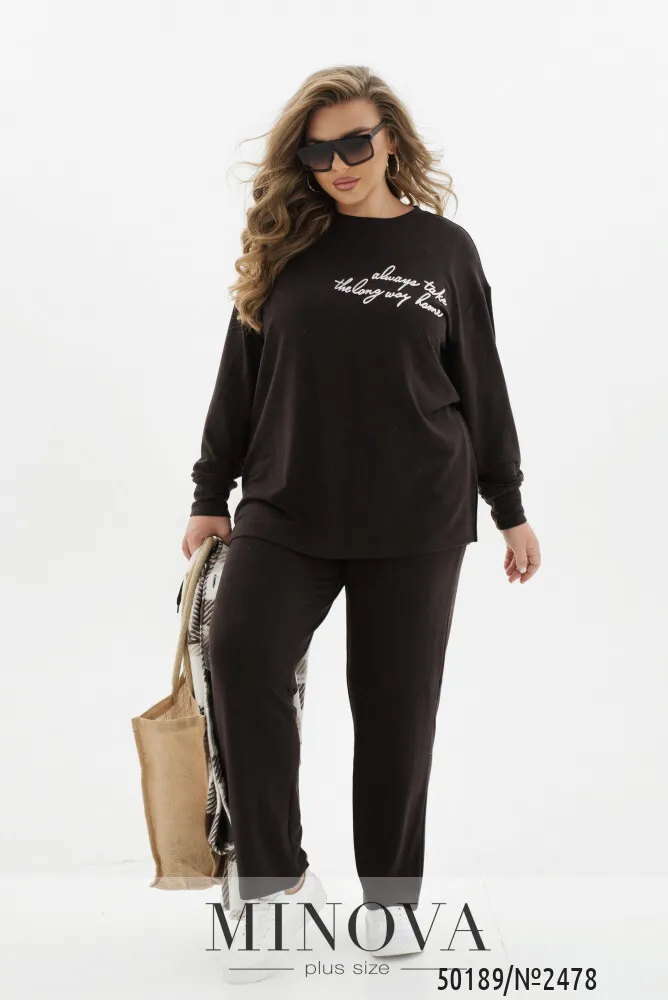 Костюм 2478-шоколадный Minova