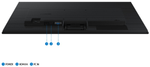 Монитор 27" Samsung LS27D304GAIXCI черный