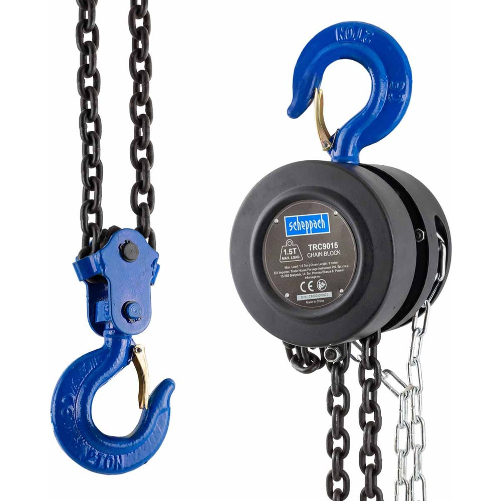 Таль цепная ручная Scheppach 1.5т Sch-TRC9015(59210)