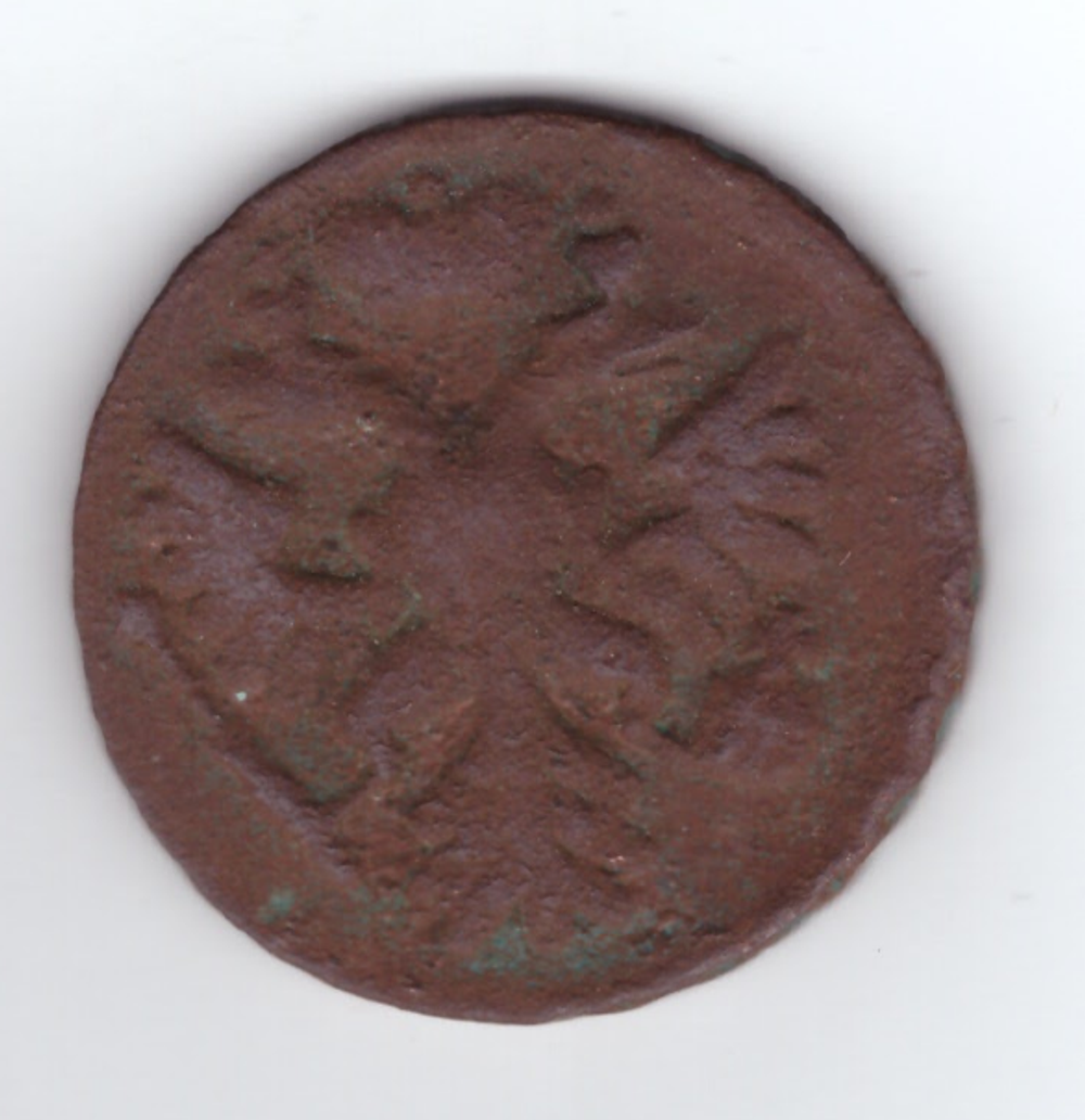 Денга 1737 года VF-