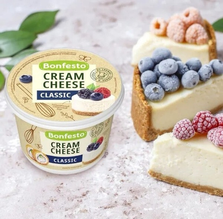 Сыр сливочный Кремчиз 70%, Bonfesto 500 г