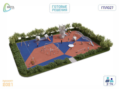 Игровая площадка для детей ГПЛ026