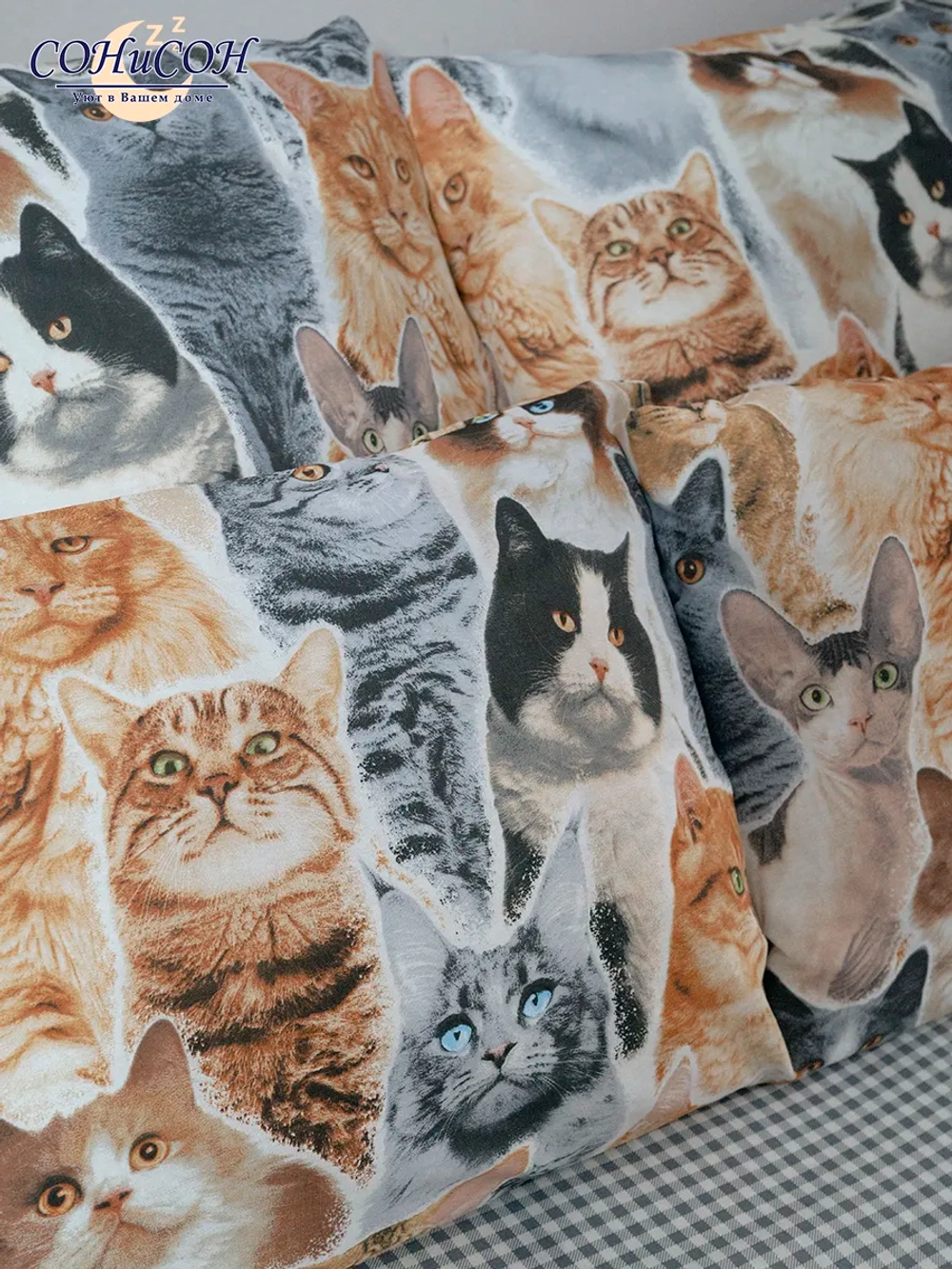 Наволочка 70х70 см 100% хлопок, 1 шт