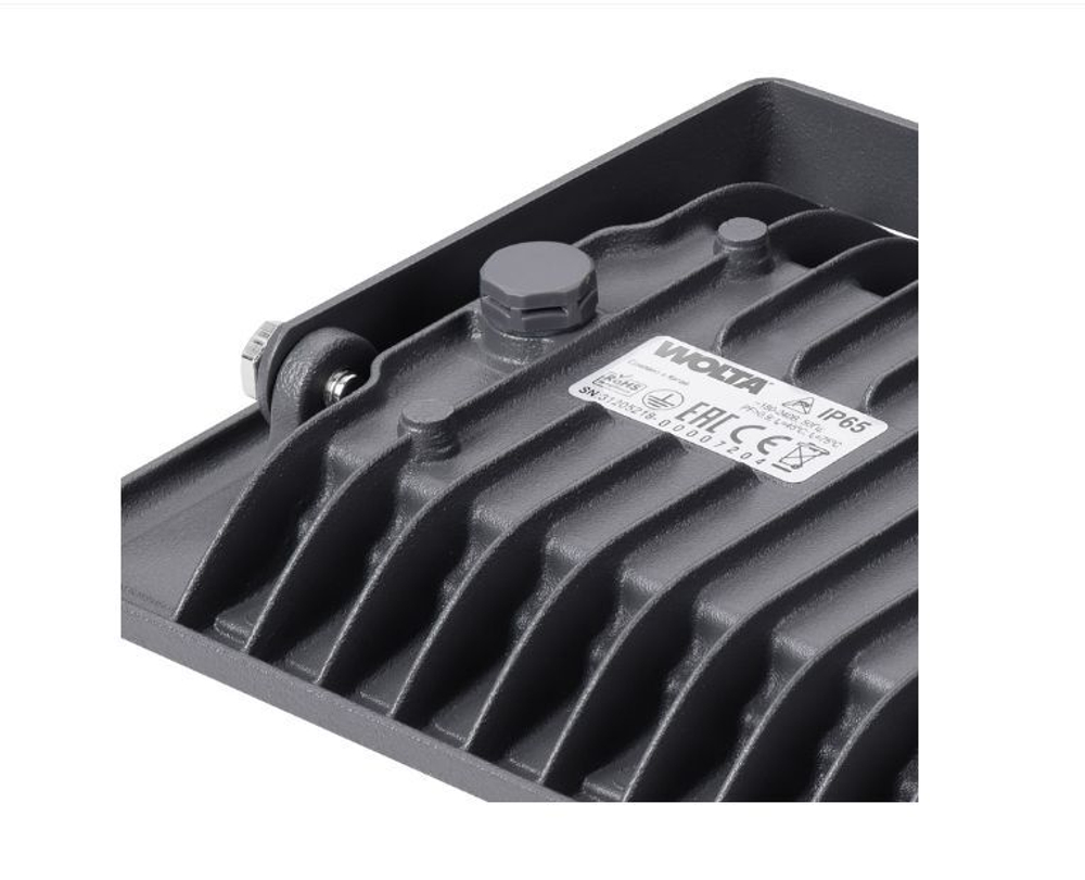 Прожектор светодиодный Wolta WFL-30W/06, 30 Вт серый
