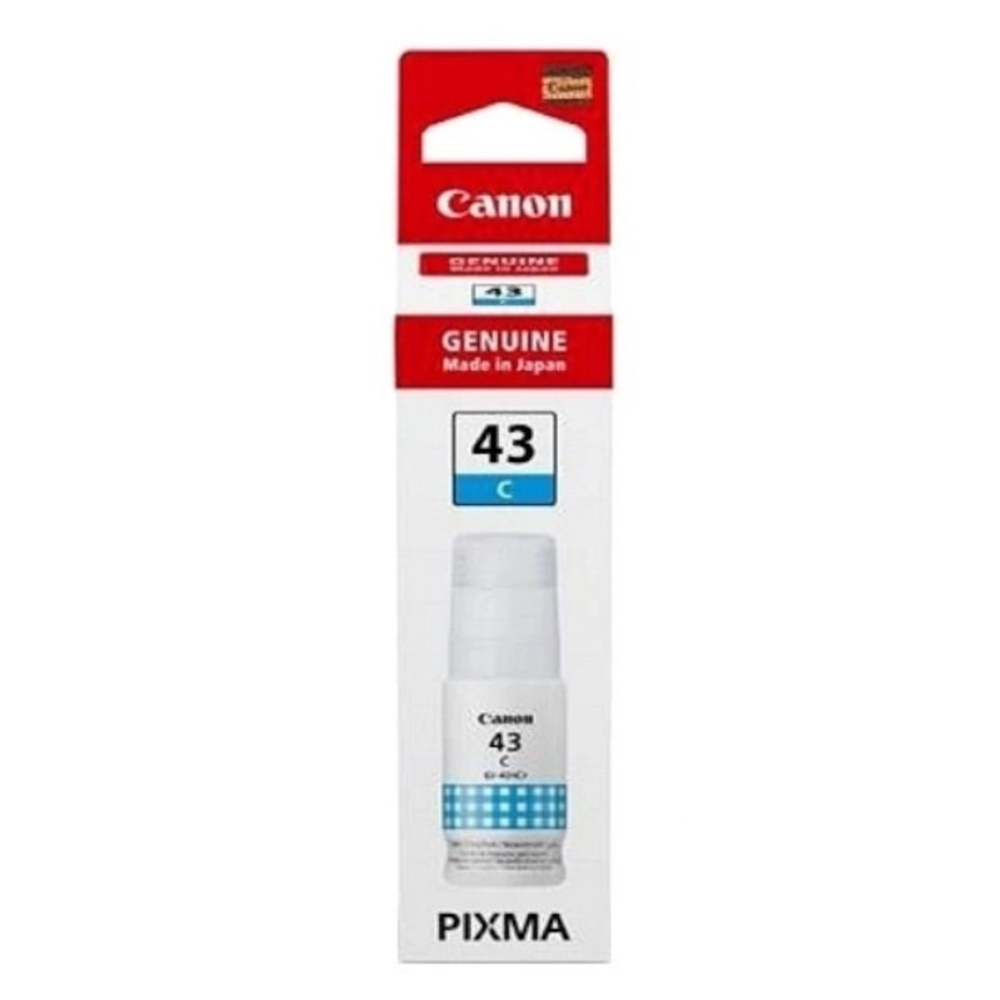 Контейнер с чернилами CANON GI-43 C для PIXMA G540/G640 голубой, 60 мл