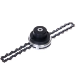 Катушка для триммера 6*9см М10х1,25 алюминиевая с цепью